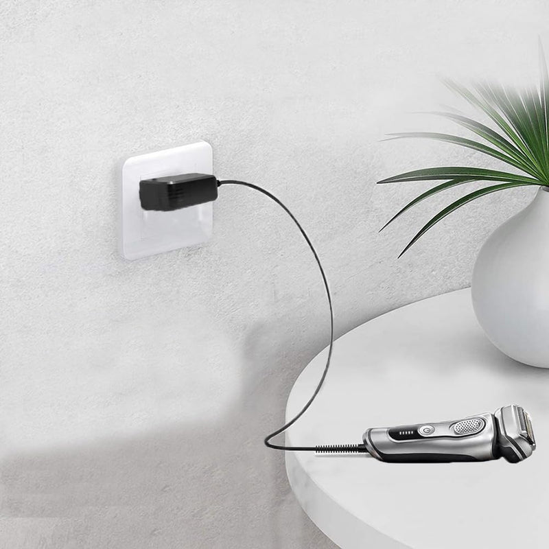 [Australia] - LIANSUM 12V 0.4A charging cable Braun shaver series for Braun 9 8 7 6 5 3 1, charging cable compatible with 790CC,3080S,3040s,310s,3010s, 3020S,5040s,760CC,190s,340s,7865CC, epilator Silk epil series 9 7 5 
