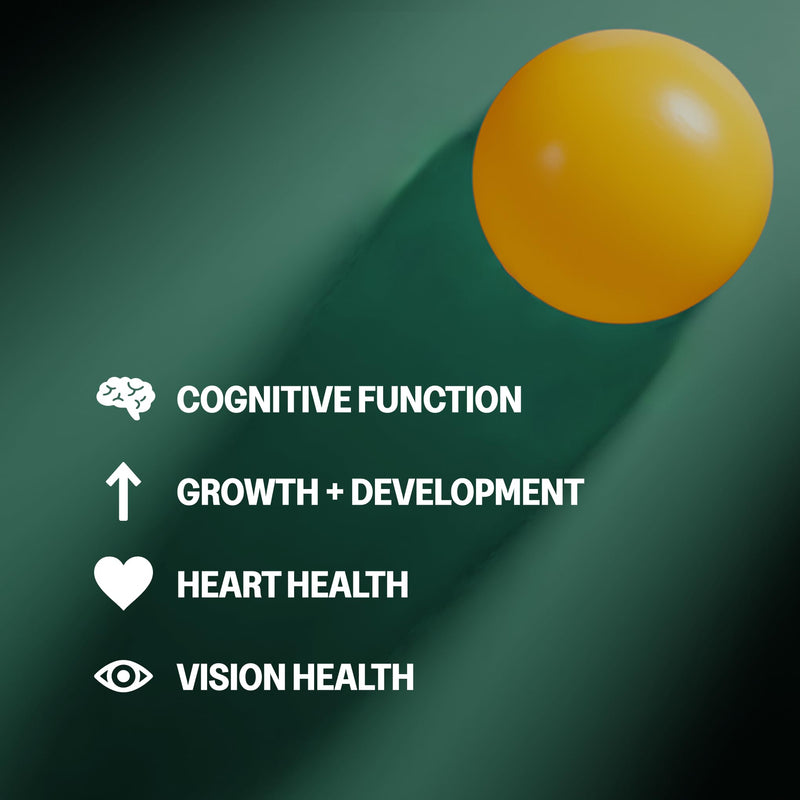 Tonic Health Kids Omega 3 Gummies – No Fishy Taste - 30 Sugar Free Tropical Gummies Max-Strength DHA & EPA Wild-Caught & Sustainably Sourced Supports Brain Vision & Heart Health
