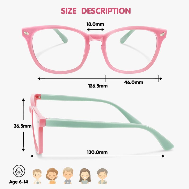 [Australia] - CHEERS DEVICES Blue Light Blocking Glasses for Kids Boys Girls Teens - Computer Glasses with Unbreakable Frame and Anti-Glare * 5 Pair Mix-a , Age 6-14 Age 6-14 Yrs 