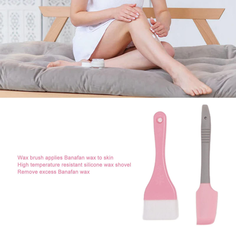 [Australia] - Wax Hand Foot Liners, Spa Care Gloves Socks Set Paraffin Bat Kit Paraffin Flannel Keep Warm Gloves Wax Mitts Foot Liners Wax Brush Wax Shovel for Skin Care 