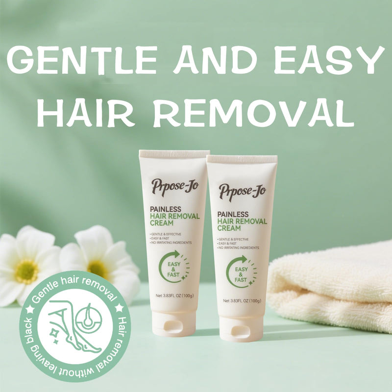 Gentle Painless Hair Removal Cream Contains No-irritating Ingredients Convenient Fast Two-in-one Hair Removal and Skin Care Product Suitable For All Skin Types