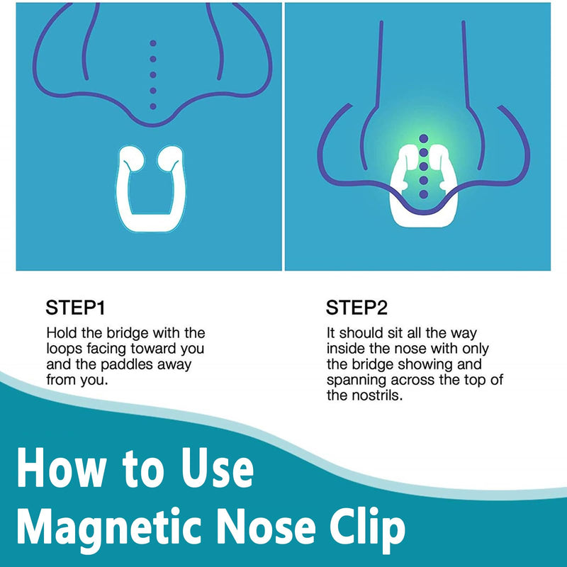 [Australia] - Anti Snoring Devices(8 Pack), Silicone Magnetic Stop Snoring Solution, Comfortable & Professional Anti Snoring Nose Clip for Men and Women 5.6 Inch 