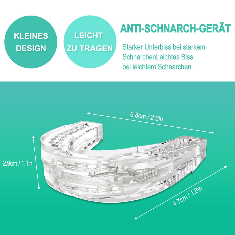 [Australia] - Anti-snoring splint, effective solutions for quiet nights and relaxed snoring, adjustable anti-snoring snoring-free stopper, snoring stopper against teeth grinding 