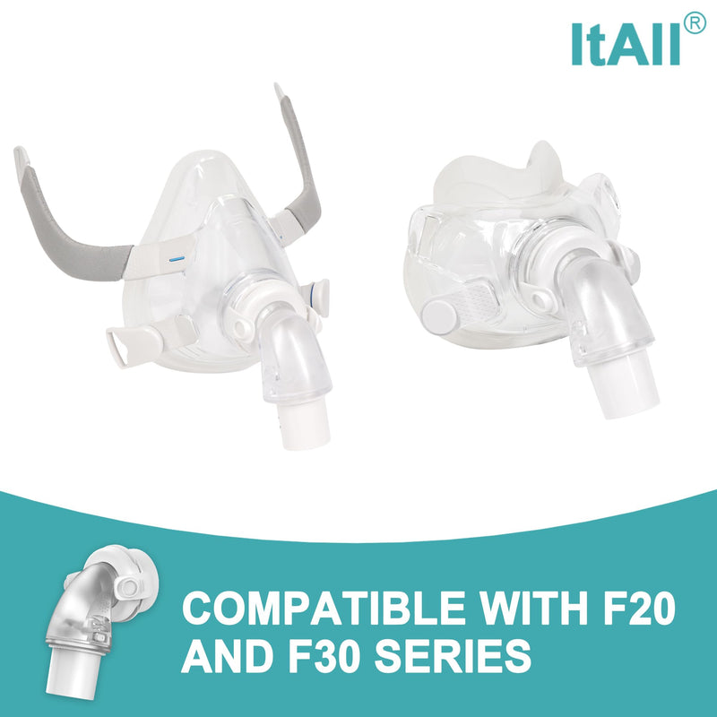 [Australia] - Replacement Swivel Elbow Connector for Airfit F20 F30, One pack, ItAll Supplies 1 Pack 