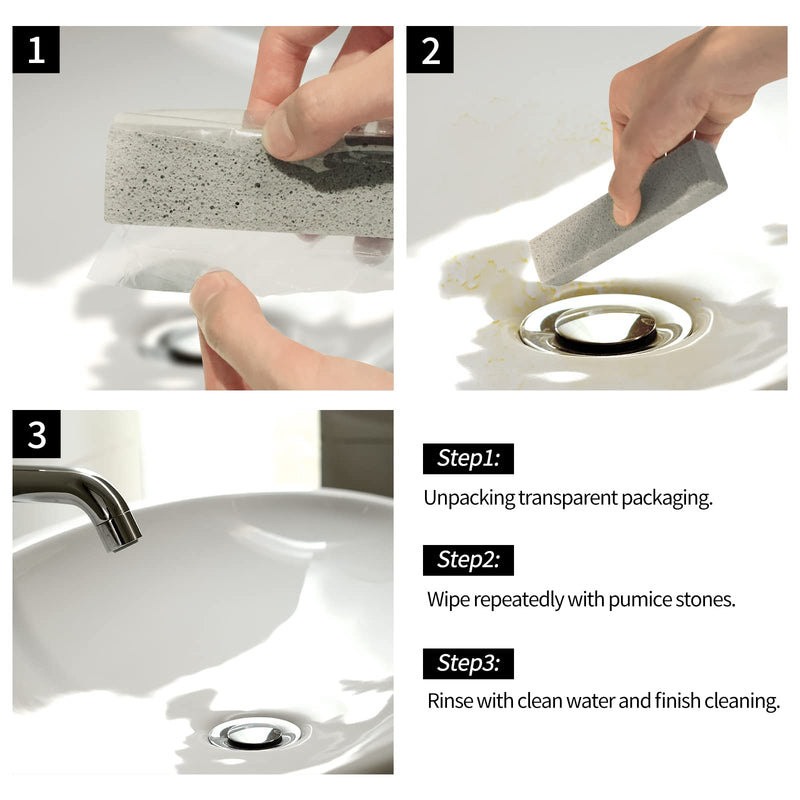 [Australia] - HongWay 10 Pack Pumice Stone for Cleaning, Pumice Stone for Toilet Cleaning Bowl Stick, Heavy Duty Strong Pumice Cleaning Bar for Bathtubs, Kitchen Sink, Grill, Household (5.9 x 1.4 x 0.9 Inches) 10pcs 