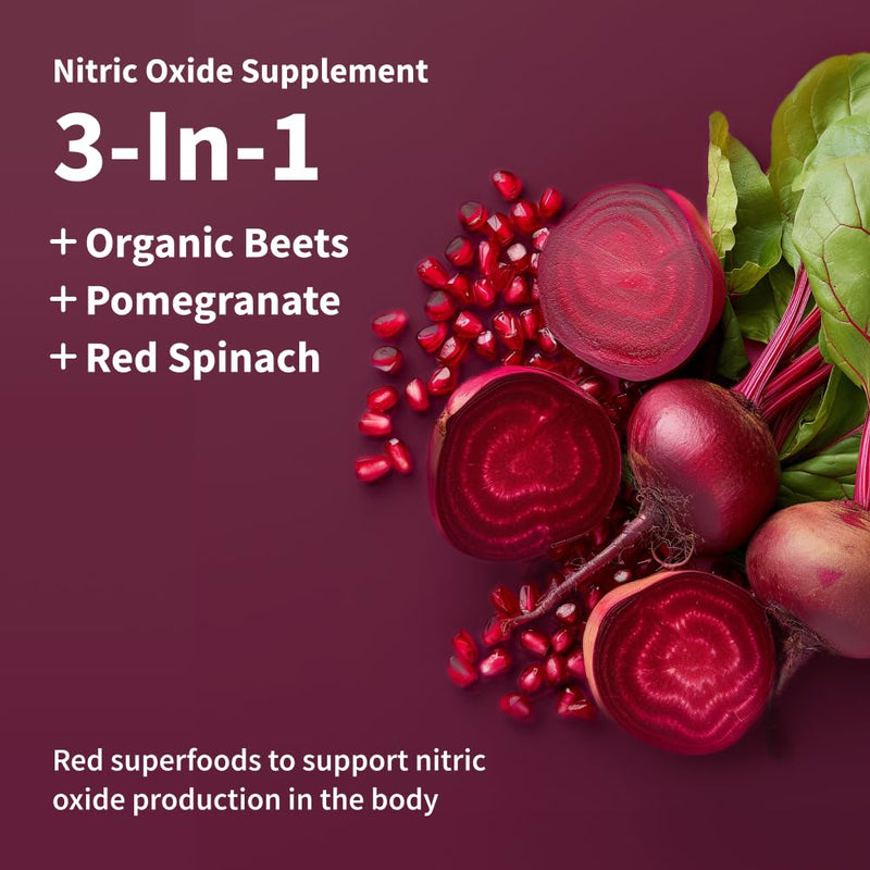 [Australia] - Snap Supplements USDA Organic Beet Root Powder, 3-in-1 Nitric Oxide Supplement, Support Healthy Blood Circulation, 250g (Mixed Berry) Original Berry 