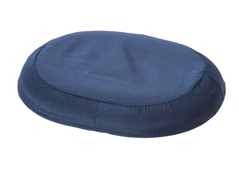 Essential Medical Supply Molded Donut Style Ring Cushion - 16 Inch Navy Chair Pillow Provides Relief for Tailbone, Hemorrhoid Pain and More