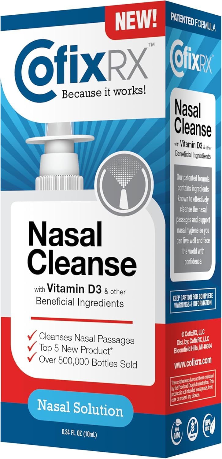 [Australia] - Nasal Cleanse Solution Spray, Povidone Iodine with Vitamin D3 & Xylitol, Cleans Nasopharynx, Cold & Allergy Releif, Laboratory Tested Patented Formula, Fast Acting and Long Lasting, Two Pack 