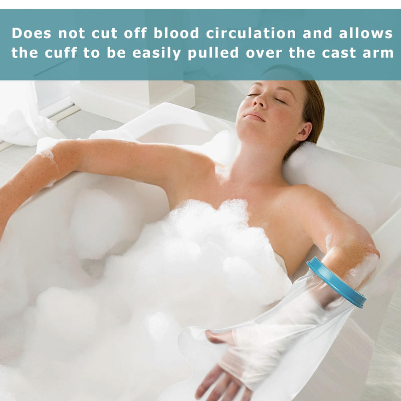 [Australia] - vcsjw Plaster protection waterproof arm, plaster protection waterproof arm child, shower protection hand, plaster arm shower protective cover, shower protection arm silica gel, reusable arm plaster shower cover, arm protection when bathing 
