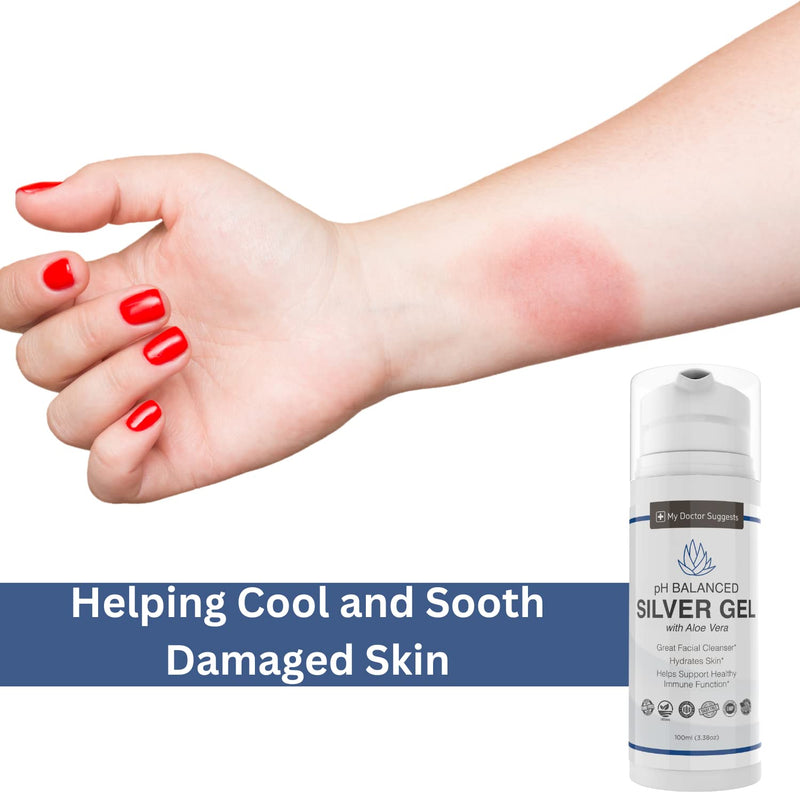 [Australia] - Structured Colloidal Silver Gel with Aloe Vera, for Burns, Wounds, Sores and Eczema - Strong Pure 30ppm pH Balanced 1 