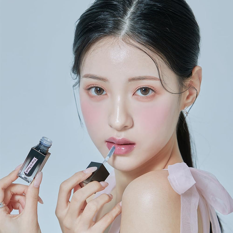 Keep In Touch The Black Plumper Tint | 2X Plumping Effect, Moisturizing Lip Gloss | Vegan and Cruelty-Free Korean Lip Tint (Royal Midnight) Royal Midnight