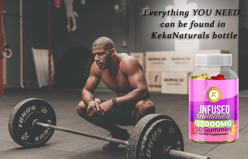 Premium Gummies | 12000mg | 60 Gummies | Max Strength | Made in UK