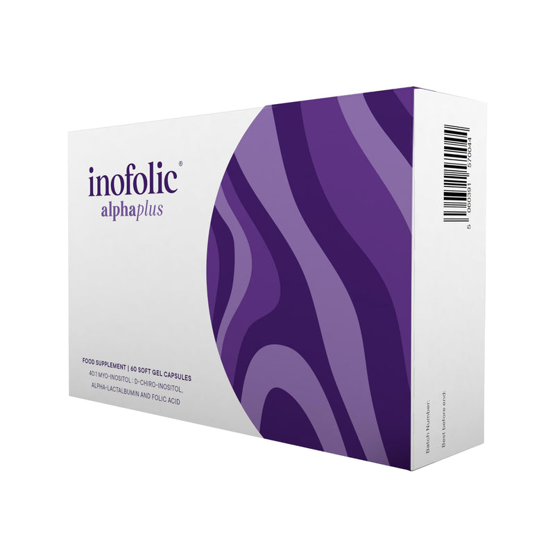 AlphaPlus – Myo-Inositol & D-Chiro-Inositol – 40:1 Ratio – 400ug Folic Acid – PCOS Supplement for Women – Hormonal Balance, Fertility & Metabolic Function – 60 Capsules – 1 Month Supply