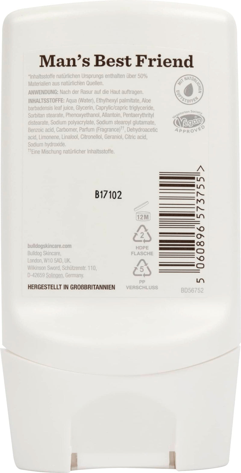 [Australia] - BULLDOG - wet shave for men | Original after shave balm | For normal skin & more moisture | 100ml 100.00 ml (pack of 1) 