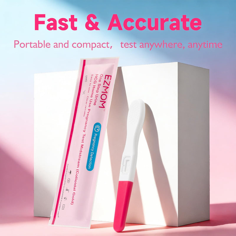 Early Detection Pregnancy Tests, 5 Count HCG Tests for Home Use, Midstream Early Detection Test, Accurate Fast Results Testing Kit