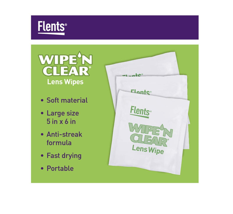 [Australia] - Flents Eyeglass Cleaner Lens Wipes - 225 Count (3 Boxes of 75) Individually Wrapped Pre-Moistened Cleaning Cloths Anti-Streak for Eyeglasses, Sunglasses, Phone Screens, Computer Monitors 