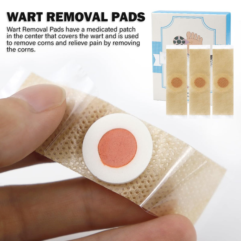 [Australia] - FERCAISH Pack of 24 wart remover corn plasters, thorn warts removal, corn removal pads, corns remover pads, pressure protection plasters, wart plasters for feet 