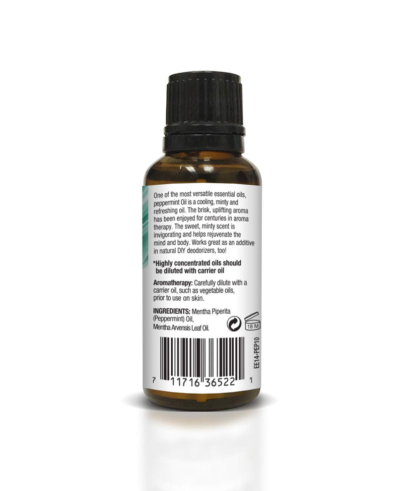 [Australia] - Ethereal Nature 100% Pure Oil, Peppermint, 1.01 Fluid Ounce 