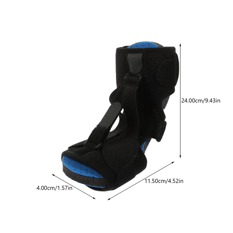 Healifty Foot Support Ply for Foot Drop and Ankle Joint Immobilization Adjustable Night Brace for Leg and Support for Plantar Fasciitis and Achilles Blue