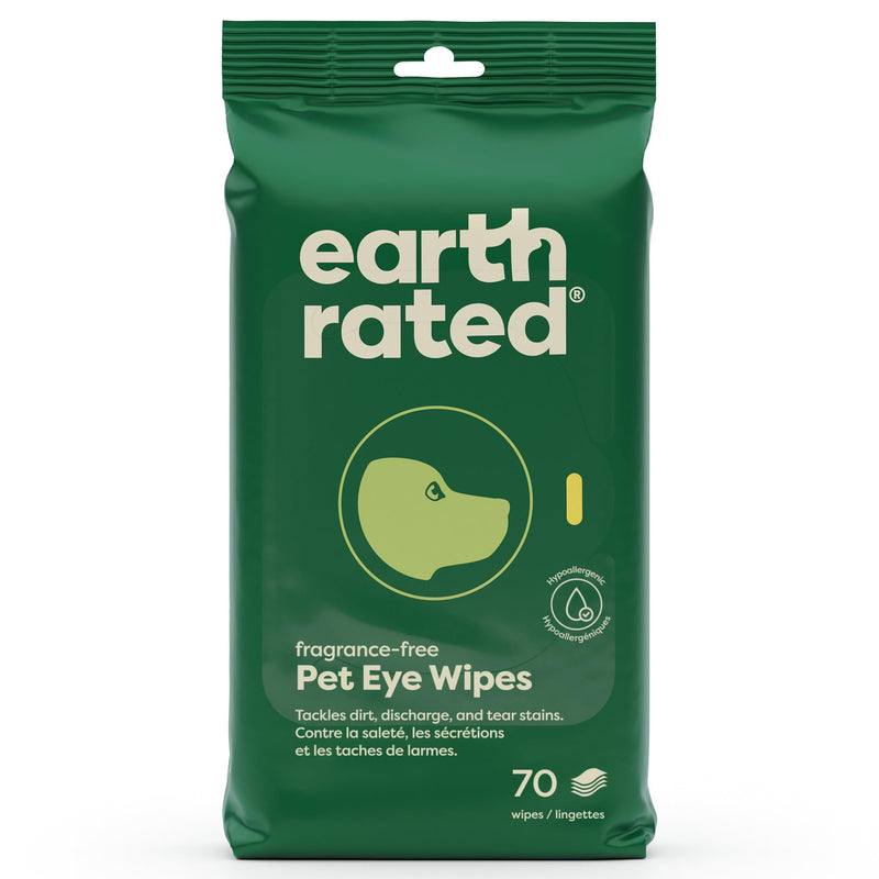Earth Rated Ear Wipes & Grooming Wipes Bundle - Includes 70 Fragrance-Free Pet Ear Wipes and 100 Lavender-Scented Grooming Wipes. - PawsPlanet Australia