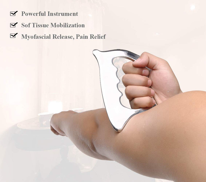 Guasha Scraping Massage Tool for Soft Tissue, Myofascial Release IASTM Tools for Back, Legs, Arms, Neck, Shoulder (D1)