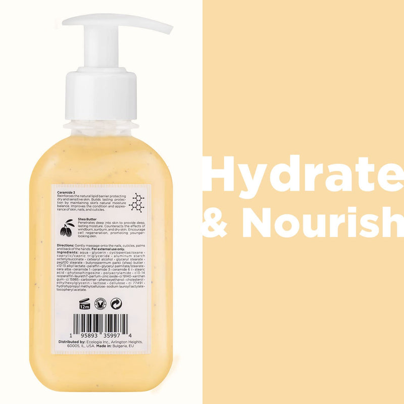 [Australia] - Moisturizing Hand Cream for Dry, Cracked Hands, Nails and Cuticles - 8.5 fl. oz. - Anti-Aging Skin Moisturizer with Vitamin E, Shea Butter, and Ceramides 8.5 Fl Oz (Pack of 1) 
