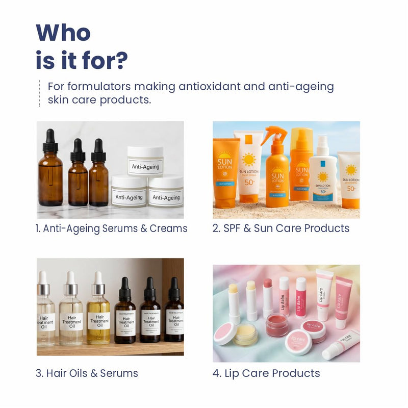 Tocopherol Acetate Vitamin E Cosmetic Grade Oil-Soluble Ingredient for Creams Lotions Serums Oils & DIY Formulations (50 ml / 1.69 fl oz)