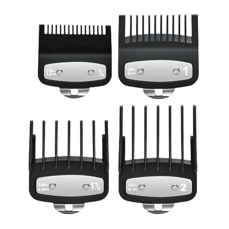 [Australia] - Set of 4 hair clipper attachments for choice, hair clipper guide combs, beard trimmer attachment comb set, magic clip trimmer razor 