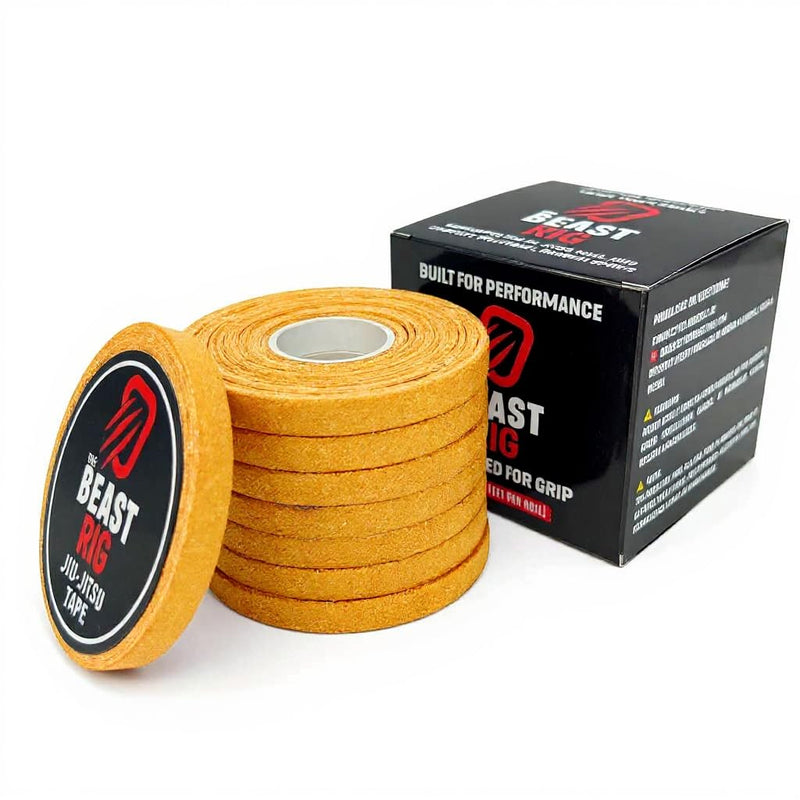 Athletic Tape for Jiu-Jitsu (BJJ), Judo, MMA, Crossfit, Volleyball and Racket Sports (8 Rolls - 45 feet per roll) (Orange) Orange