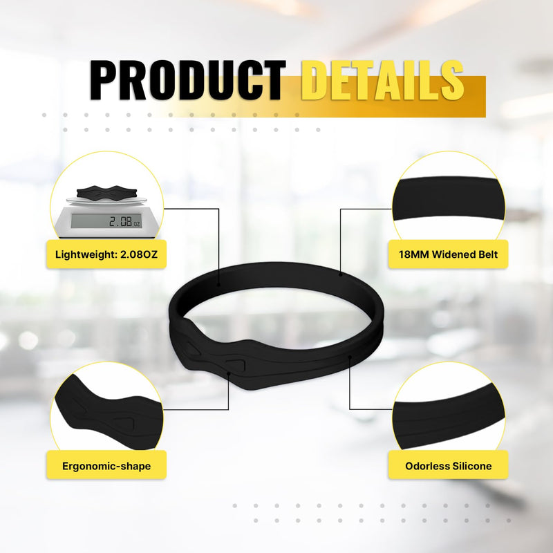 [Australia] - Fitgeno Knee Strap Patella Support: Knee Band for Patellar Tendon Pain Relief - Knee Brace for Tendonitis Jumpers Running Sports Basketball Men Women 2 Packs (Black) Black 