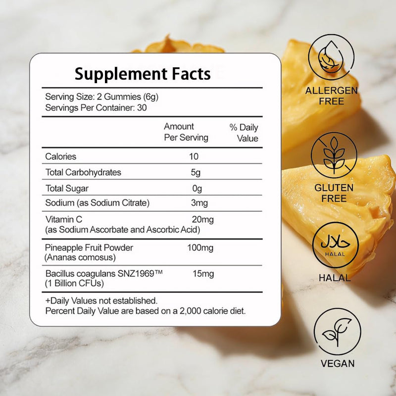 Feminine Balance Gummies for Women - Vegan Pineapple Gummy Vitamins, Supports Vaginal pH & Healthy Flora, 60 Gummies (30-Day Supply) (1) 1