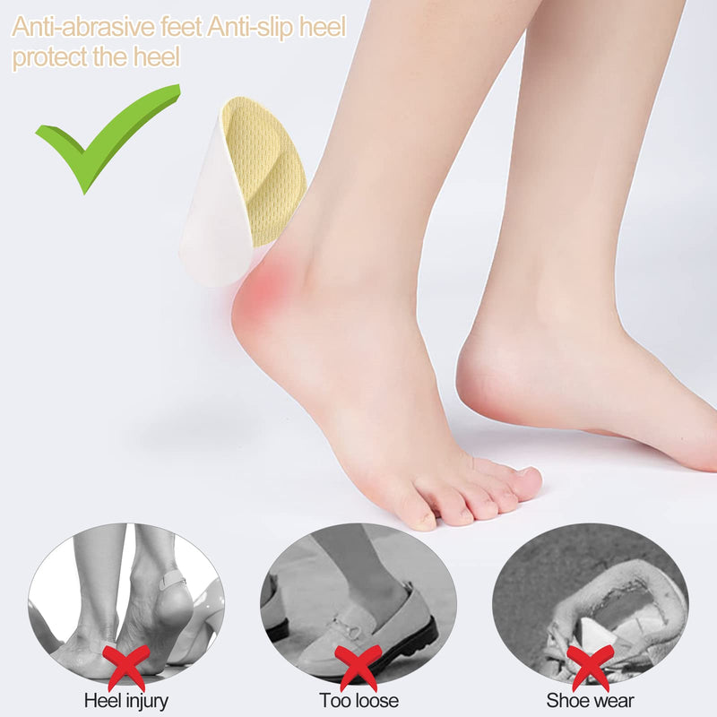 [Australia] - Soodyoow 3 pairs of heel pads, sponge heel pads, heel protection shoe insoles, prevents friction foot care heel protection shoe filler inserts, for men and women shoe insoles heel protection 