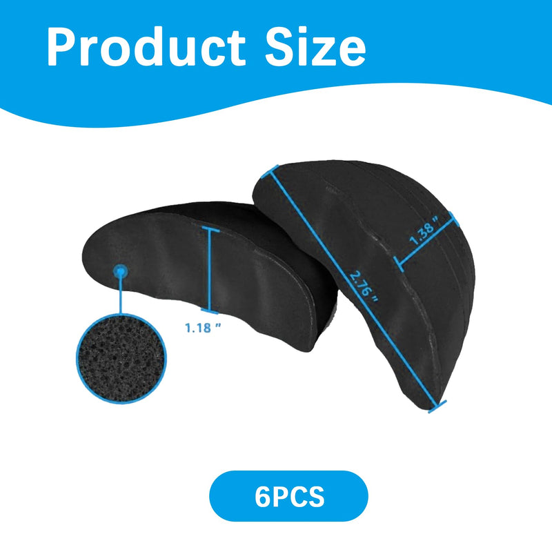 [Australia] - 3 pairs of shoe filler shoe pads, adjustable shoe filler, shoe filler toe pads, toe insoles, shoe filler shoe insert, for large shoes, adjustable insoles, for women and men 