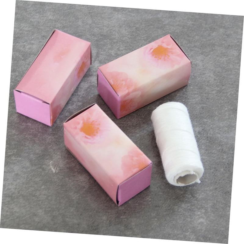 [Australia] - MAGICLULU 5 Rolls Facial Pulling Machine Cotton Thread Hair Epilator Thread Tool for Threading Hair Thread for Hair Removal Epilator Facial Thread Epilator Made of Winking Rope White 5.80X3.00X3.00CM 
