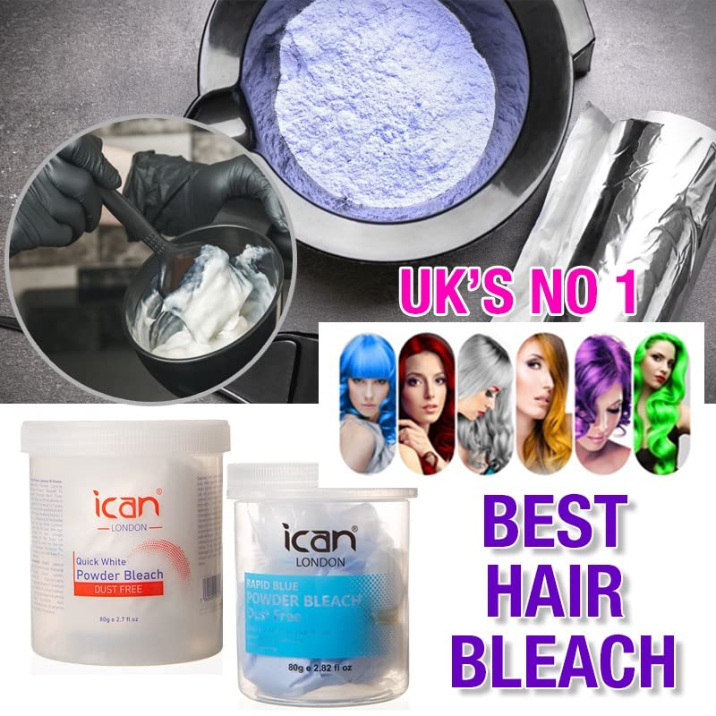 [Australia] - ICAN Rapid Blue Dust Free Hair Bleaching Powder Strong Fromula 1kg (2 x 500g) 