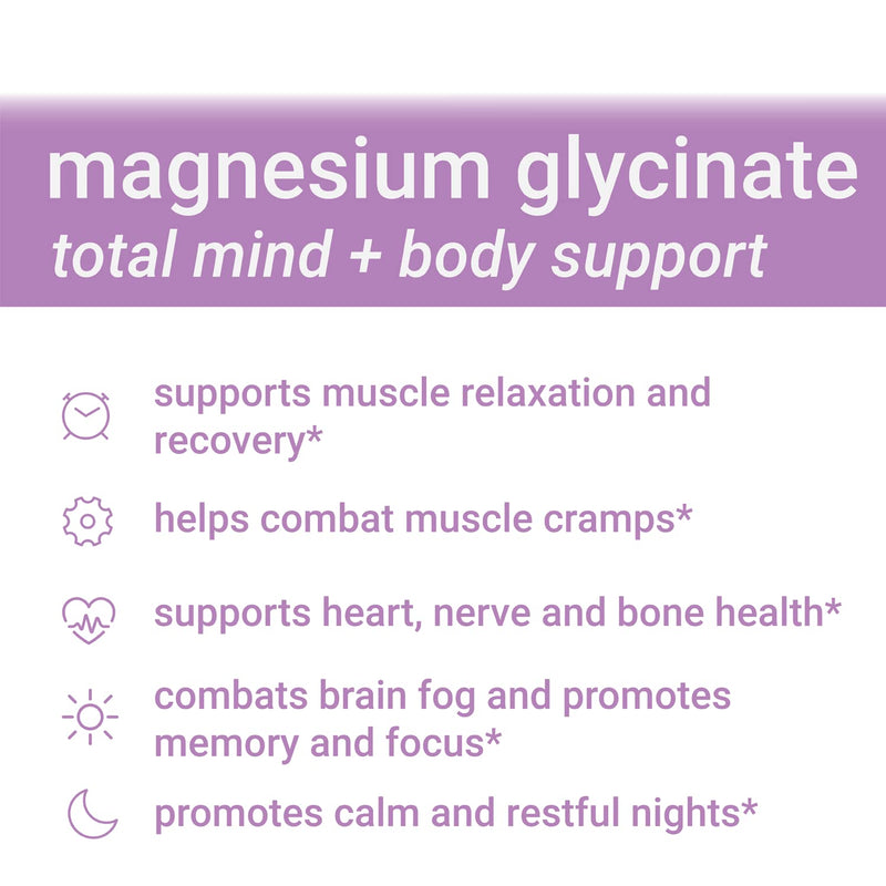 [Australia] - Magnesium Glycinate 1000mg (Magnesium Glycinate 500mg per Capsule) - Pure Magnesium Supplement - Chelated for Maximum Absorption - 60 Capsules 
