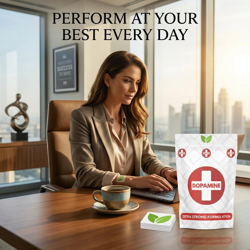 Dopamine Mood Patches | High Strength Energy Support - 90 Pack