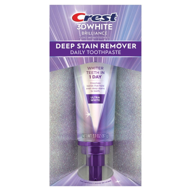 [Australia] - Crest 3DWhite Brilliance Deep Stain Remover Ultra White Toothpaste - 3.1oz 