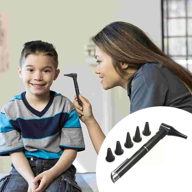 [Australia] - Mini Otoscope, 3X Otoscope with LED, Otoscope, Portable Otoscope, Portable Ear Care, Suitable for Doctors, Nurses and Family Use, Without Batteries 