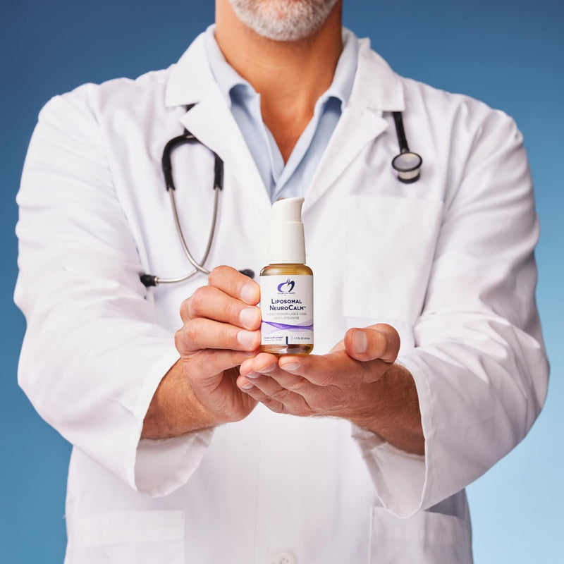[Australia] - Designs for Health Liposomal NeuroCalm - Liquid GABA + L-Theanine to Support Calm + Healthy Stress Response (25 Servings / 1.7oz) 