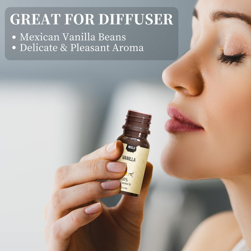 [Australia] - Essential Oils Set Top 6 Aromatherapy-Essential Oils for Diffuser for Home,Air Freshening Diffuser Oils Scents for aromatherapy,Laundry,Candle&Soap Making,Humidifiers 6 X 10ML Pure Bliss 