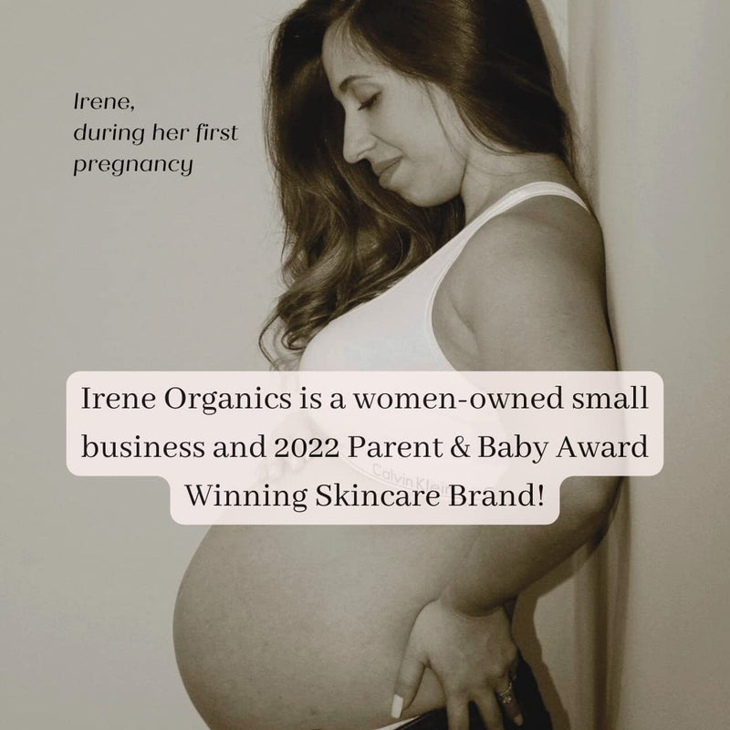 [Australia] - Organic Belly Butter for Pregnancy Stretch Mark Prevention and Treatment by Irene Organics - Award Winning Anti Stretch Mark Tummy Balm For Pregnancy and Postpartum 4oz - Hydrating Bump Cream 4 Fl Oz (Pack of 1) 