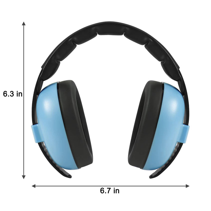 [Australia] - PandaEar Baby Ear Protection Noise Cancelling HeadPhones Ages 0-3 Years | Infant Hearing Protection Earmuffs -Blue Blue 