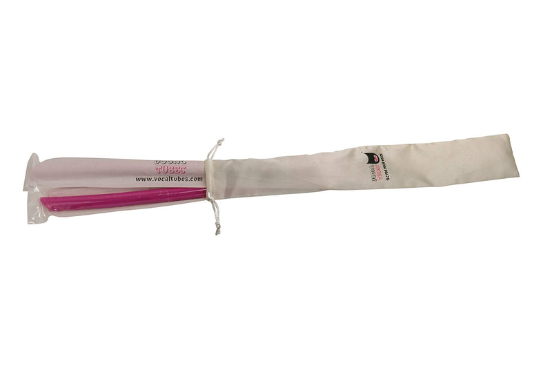 [Australia] - Pink Vocal Tubes for Speech Therapy and Singing Therapy Straws for Vocal Health - Set of 2 Silicone Tubes for water resistant Voice Therapy and Tube Phonation Singing exercises and singing training 