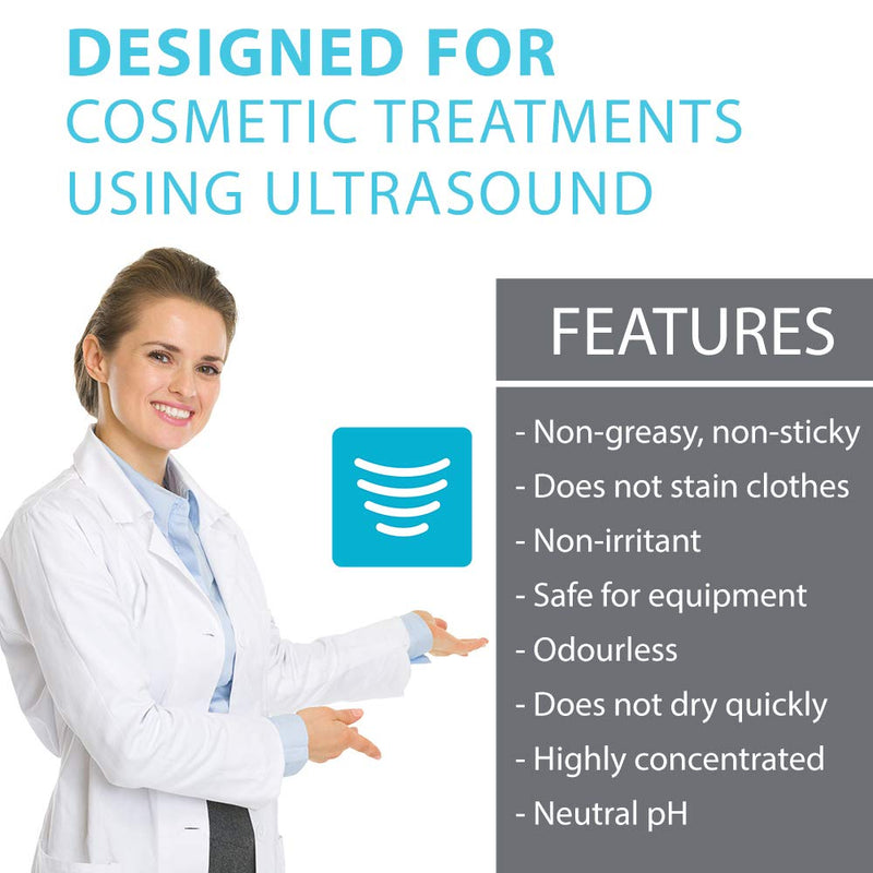 [Australia] - UB Gel - Hyaluronic Ultrasound Gel for Ultrasound Machine - Naturel Ultrasound Massage 500 ml 500 ml (Pack of 1) 