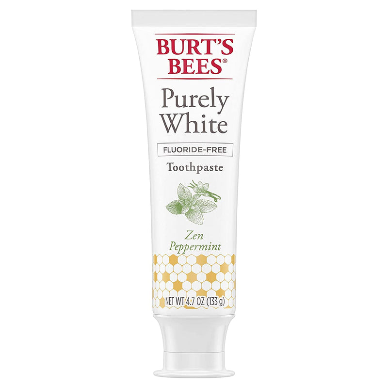 P&G-Burts Bees Toothpaste Purely White 4.7 Ounce Zen Peppermint (Pack of 2) 4.7 Ounce (Pack of 2)