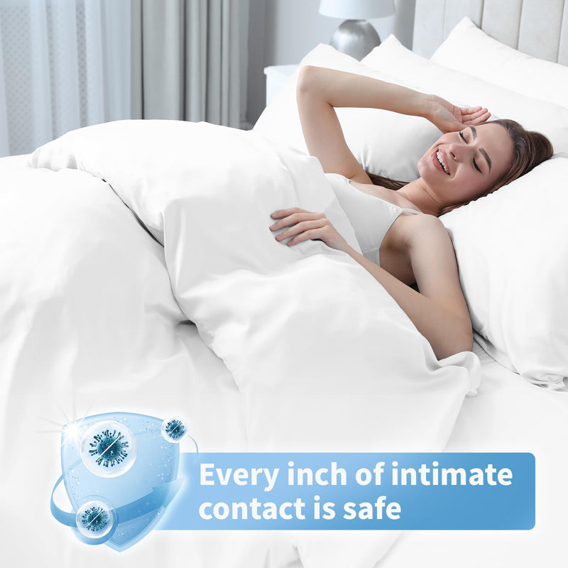 [Australia] - KIIS Travel-Safe Disposable Cover Sheets for Travel, Disposable Bed Sheet, Disposable Duvet/Comforter Cover, Disposable Pillowcases, Perfect for Hotels & Trips (King Size) King (1 Pack) 
