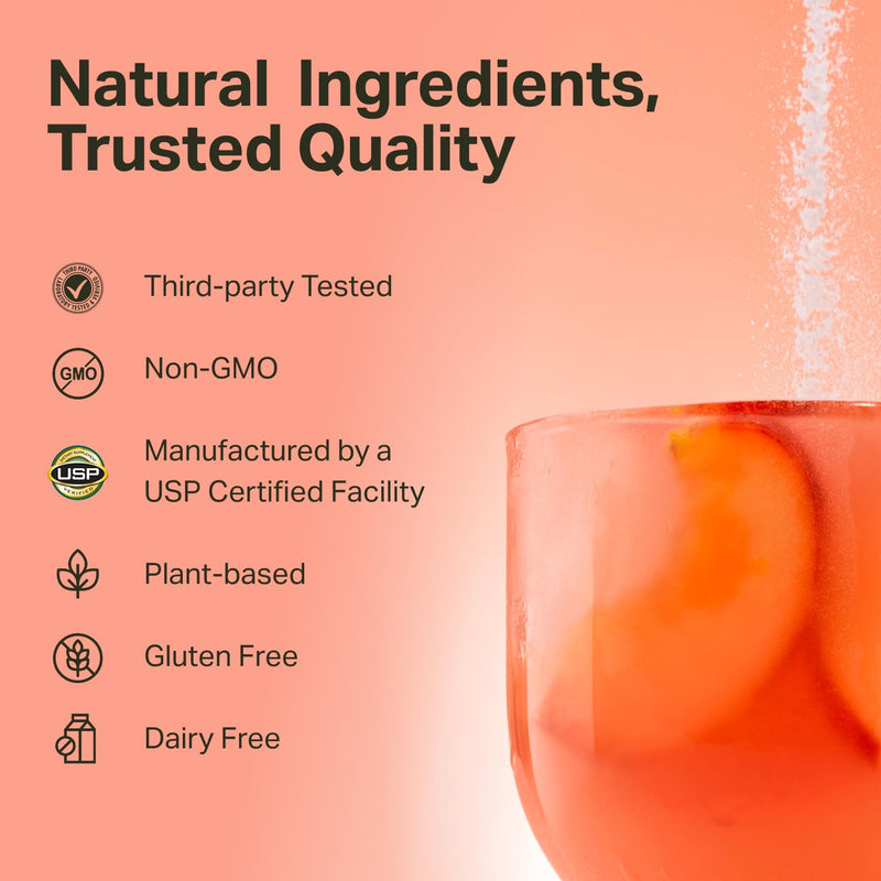Proper The Corals Beauty Glow - Collagen Peptides Powder with Vitamin C MSM | Beauty Collagen Powder With Collagen Peptides, Hyaluronic Acid, Vitamin C And MSM For Hair Skin Nail Wellness Supplement