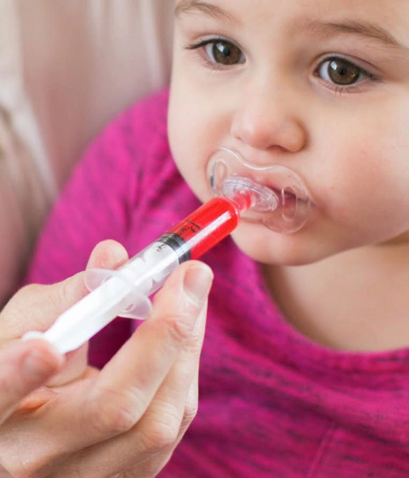 [Australia] - Pacifier Liquid Medicine Dispenser with Oral Syringe | Newborn Baby | 0-6 Months 