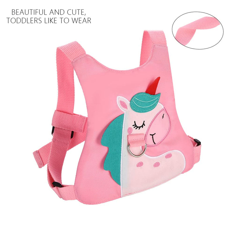 [Australia] - Toddler Leash-Baby Walking Safty Harness and Child Anti Lost Wrist Link for Girls/Boys Travel (Pink) Pink 